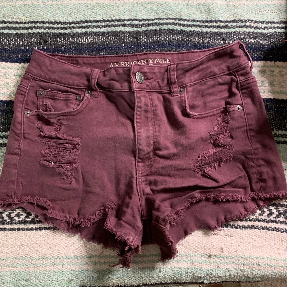 AE stretch hi rise festival short size 10